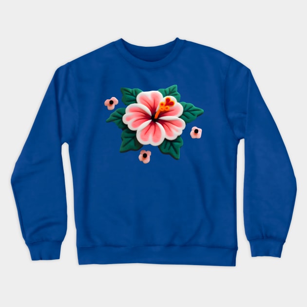 Hibiscus Crewneck Sweatshirt by Sobalvarro